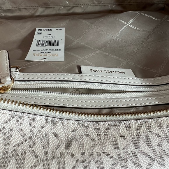 NWT Michael Michael Kors Sinclair Large East/West Smokey Rose Tote - Picture 8 of 9